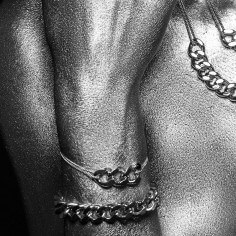 Silver Cuff - Titanium 2