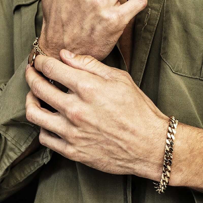 Bracelet cuban link - Titanium