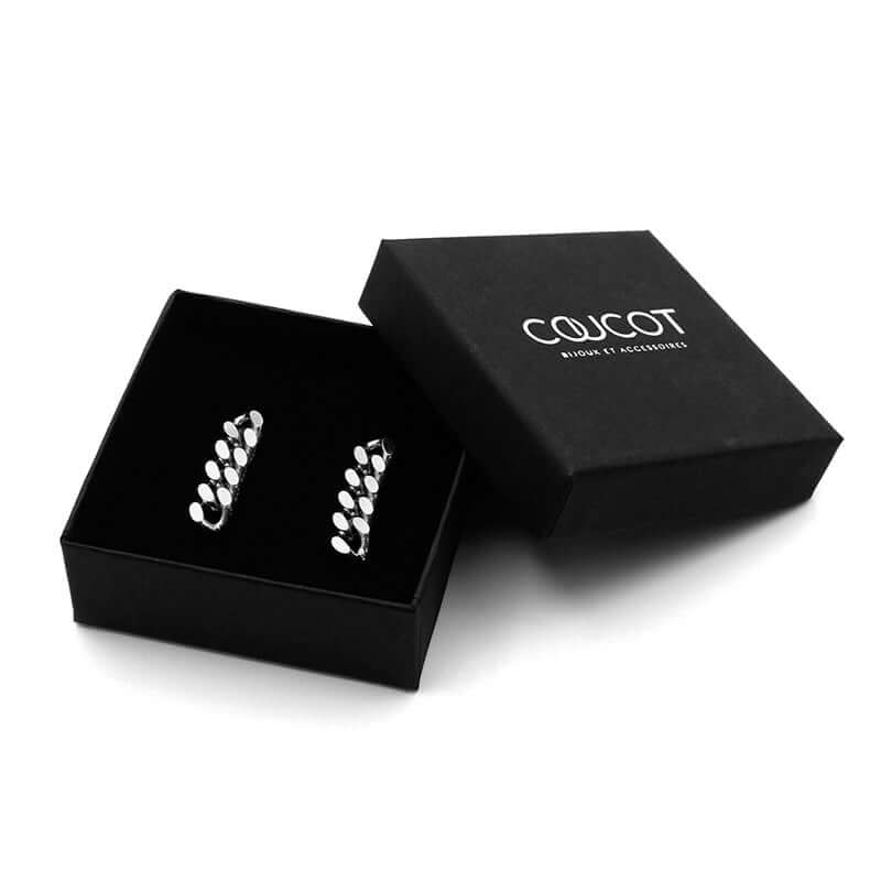 Boucles d'oreilles pendantes  - Titanium