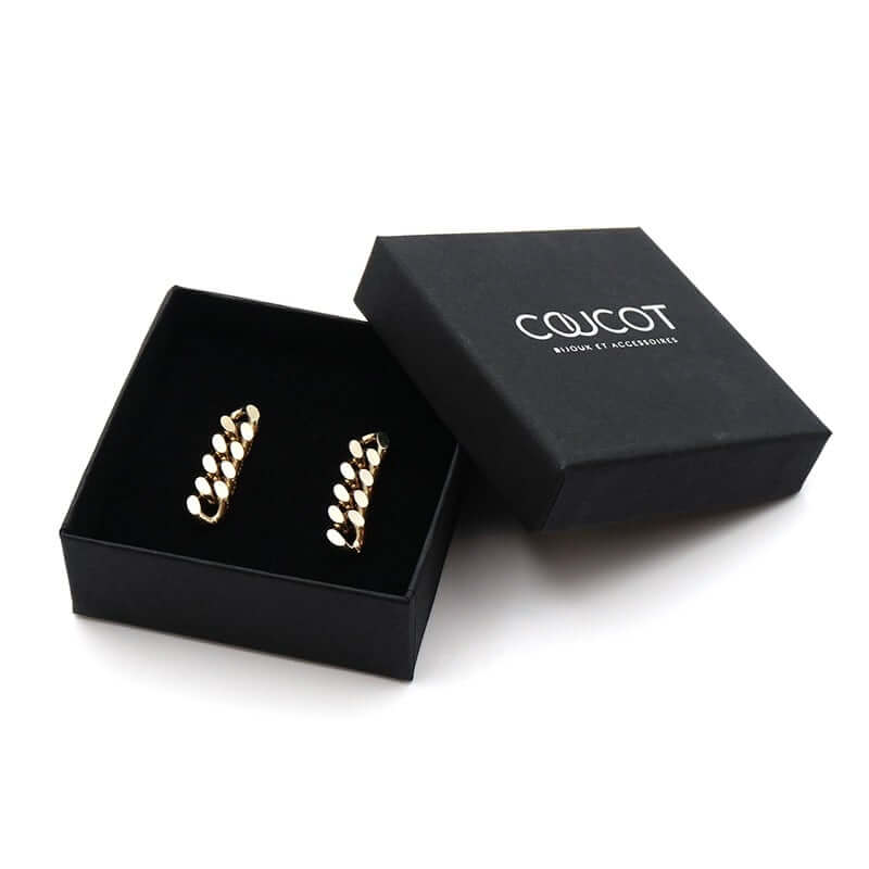 Boucles d'oreilles pendantes  - Titanium