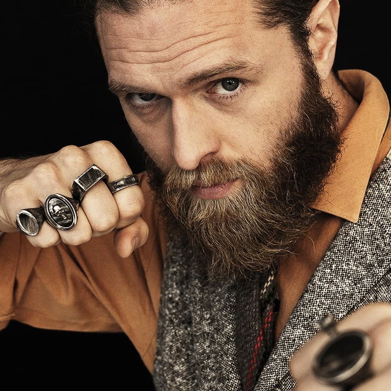 Skull large signet ring - L