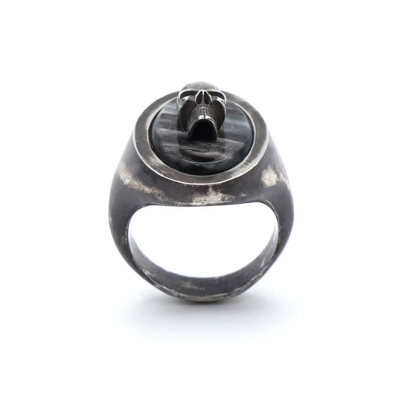 Skull large signet ring - L