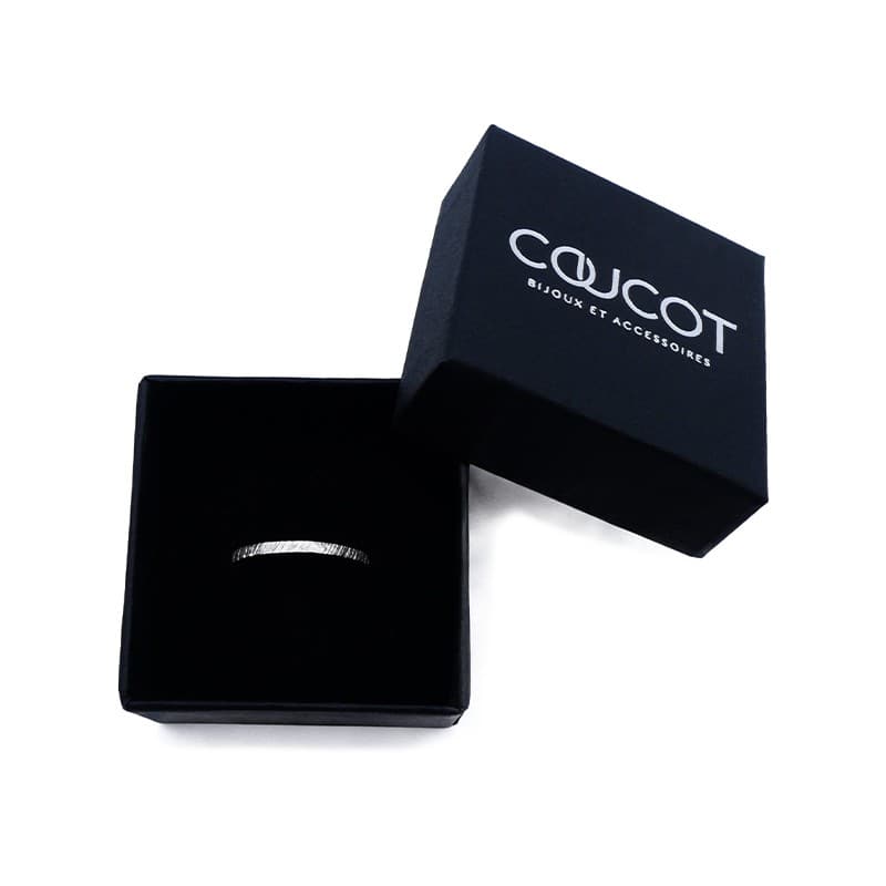 Alliance fine en argent - Modèle...