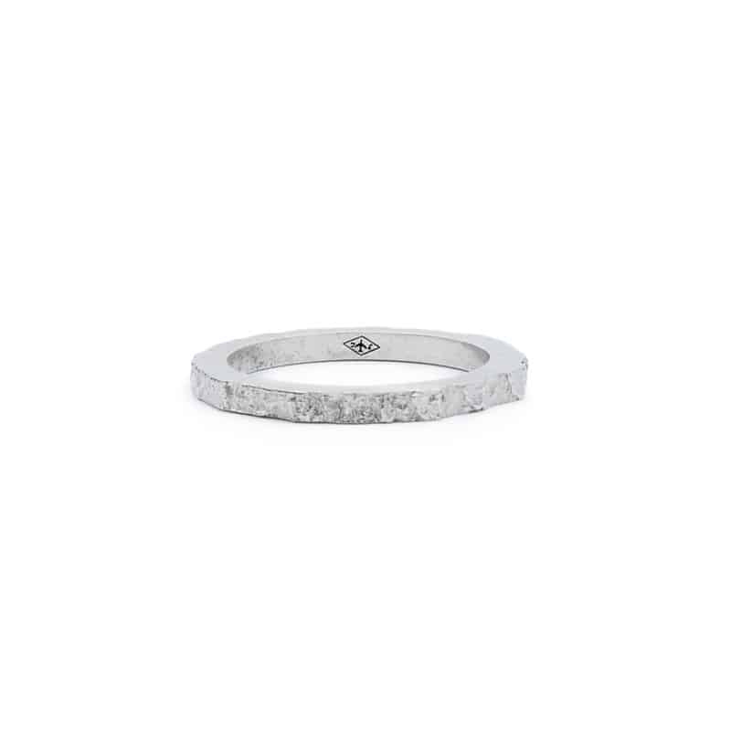Hyper-I-O-S silver ring