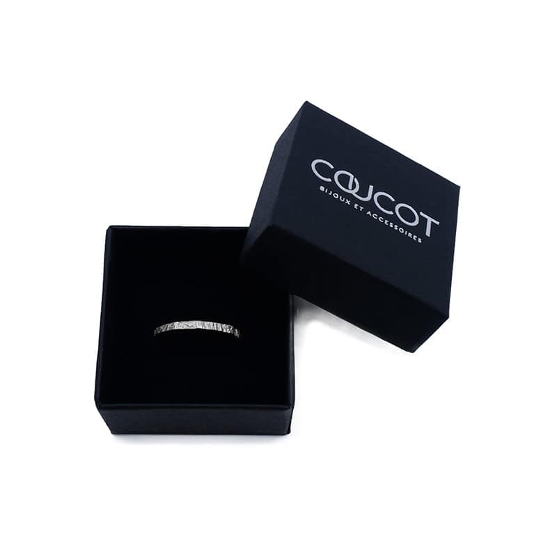 Hyper-I-O-S silver ring