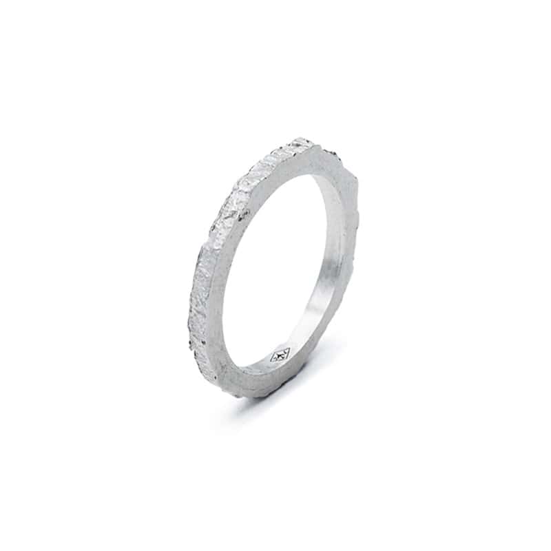 Hyper-I-O-S silver ring