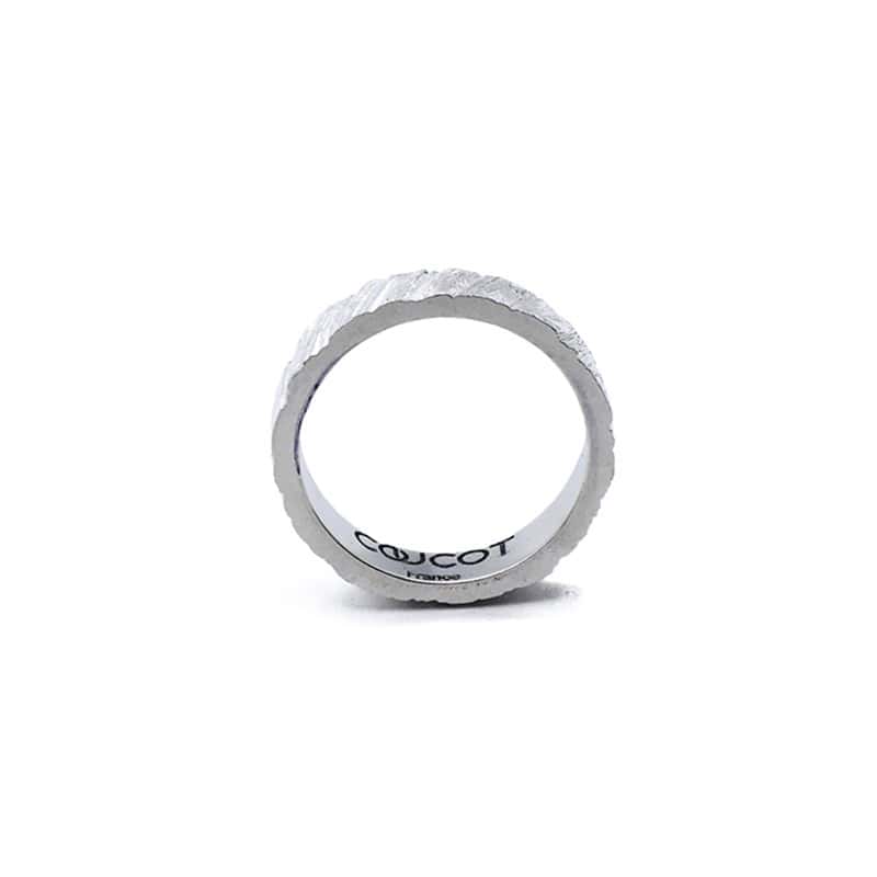 Alliance homme en argent Tungstène L
