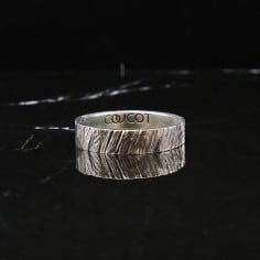 Alliance homme en argent... 2