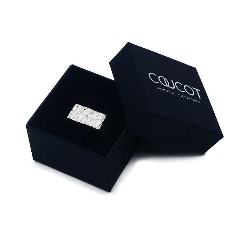 Hyper-IO-R silver signet ring