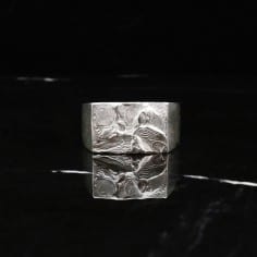 Chevalière en argent A76 R 2