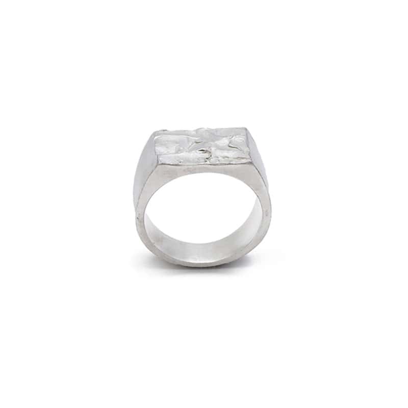 Silver signet ring A-76-R