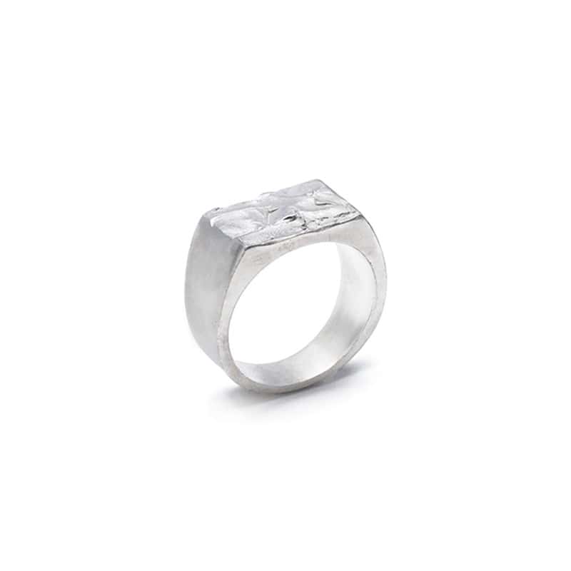 Silver signet ring A-76-R
