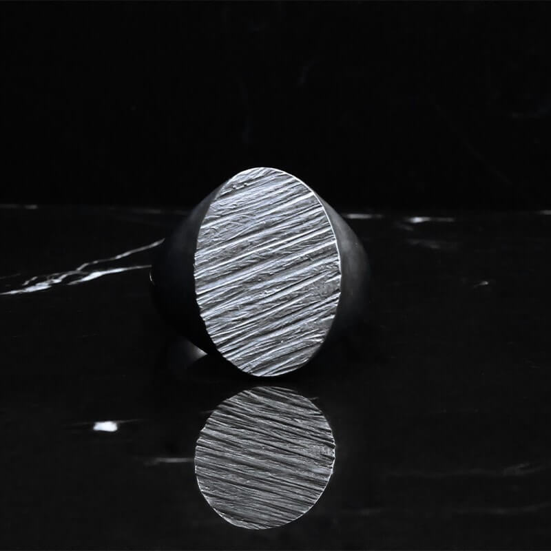 Tungst-N-S signet ring