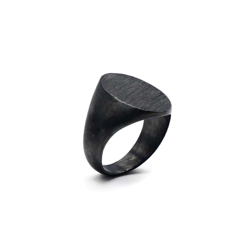 Bague chevalière Tungstène S