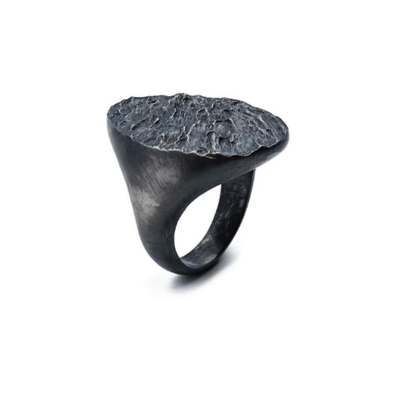 Men's signet ring Hyper-IO-L