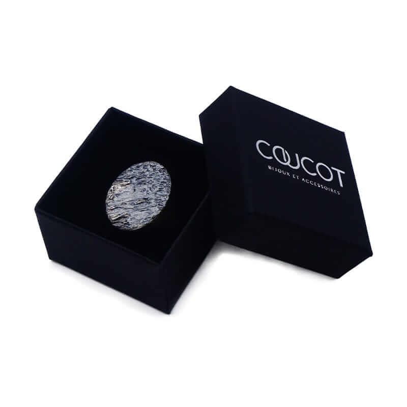 Men's signet ring Hyper-IO-L