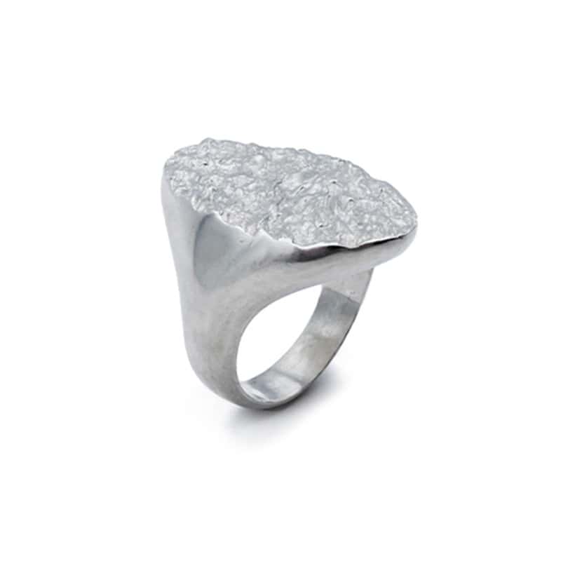 Men's signet ring Hyper-IO-L