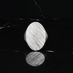 Chevalière homme Tungstène L 2