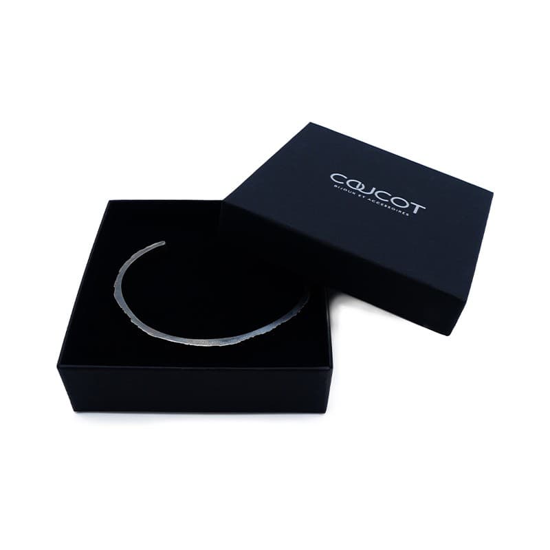 Tungst-N-S silver cuff-bracelet