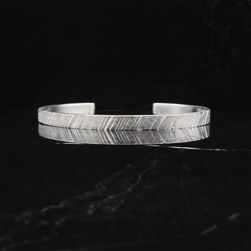 Manchette en argent Tungstène S