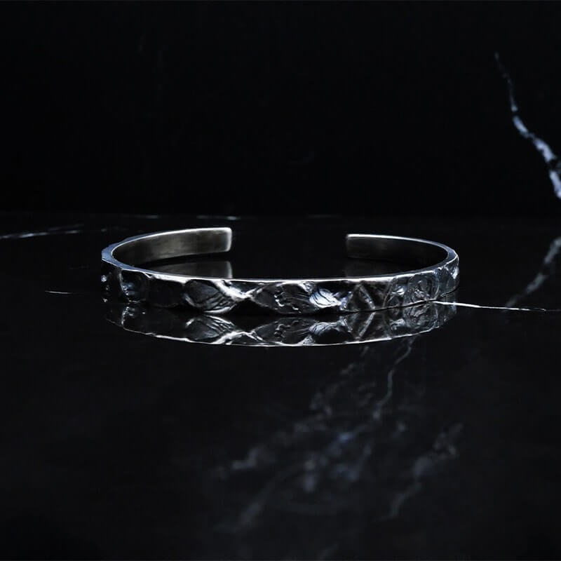 A-76 silver cuff-bracelet