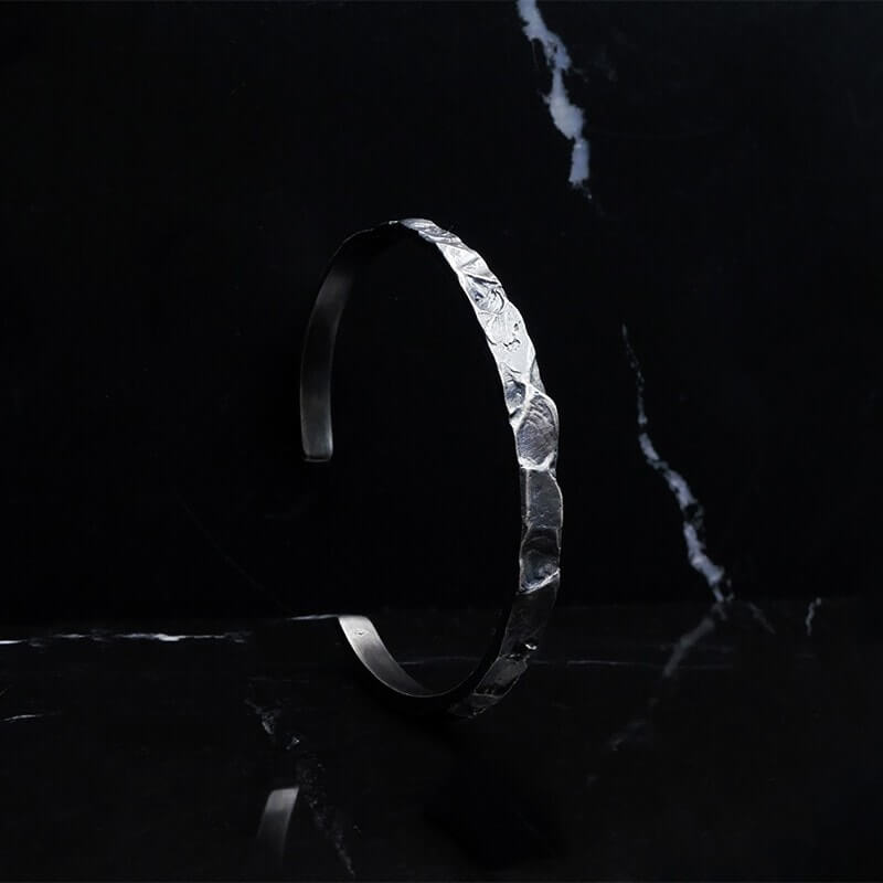 A-76 silver cuff-bracelet