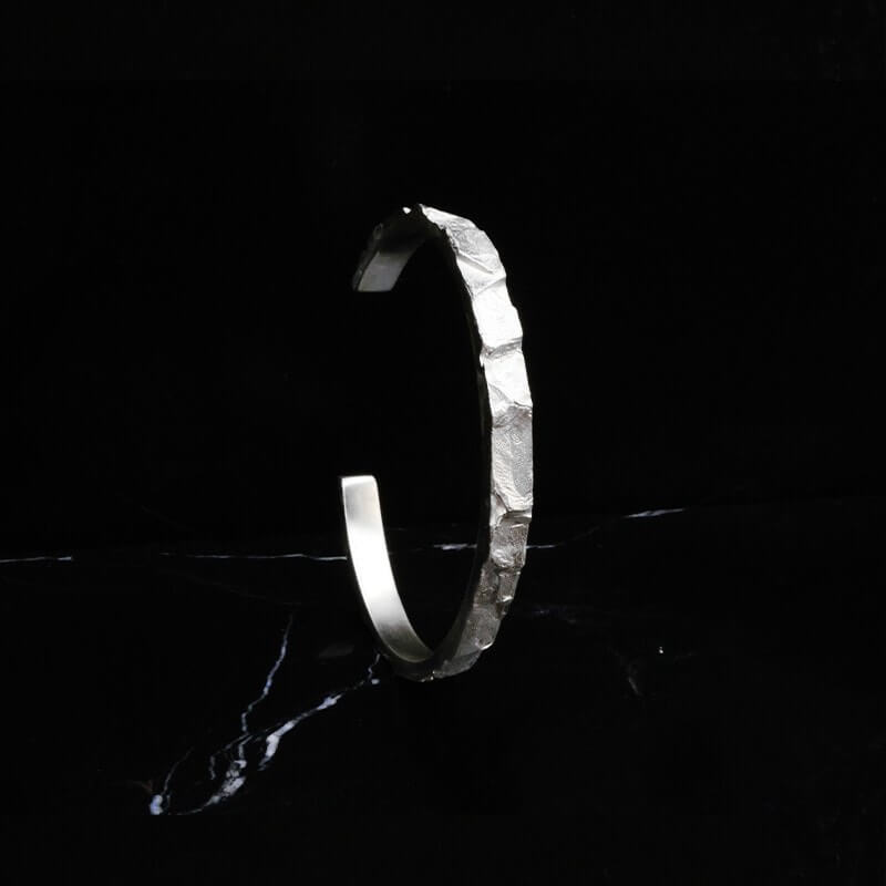 A-76 silver cuff-bracelet