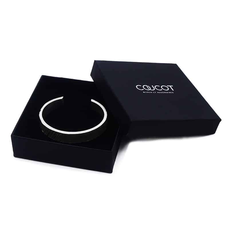 Manchette homme Tungstène L