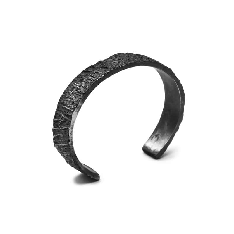 Men's Hyper-IO-L silver cuff-bracelet
