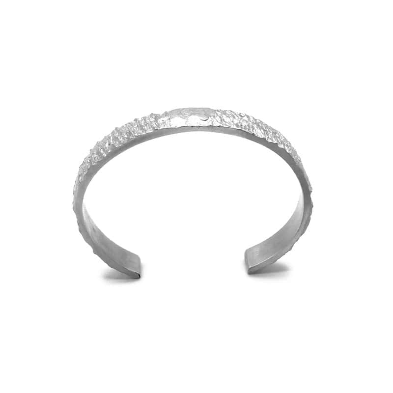 Men's Hyper-IO-L silver cuff-bracelet