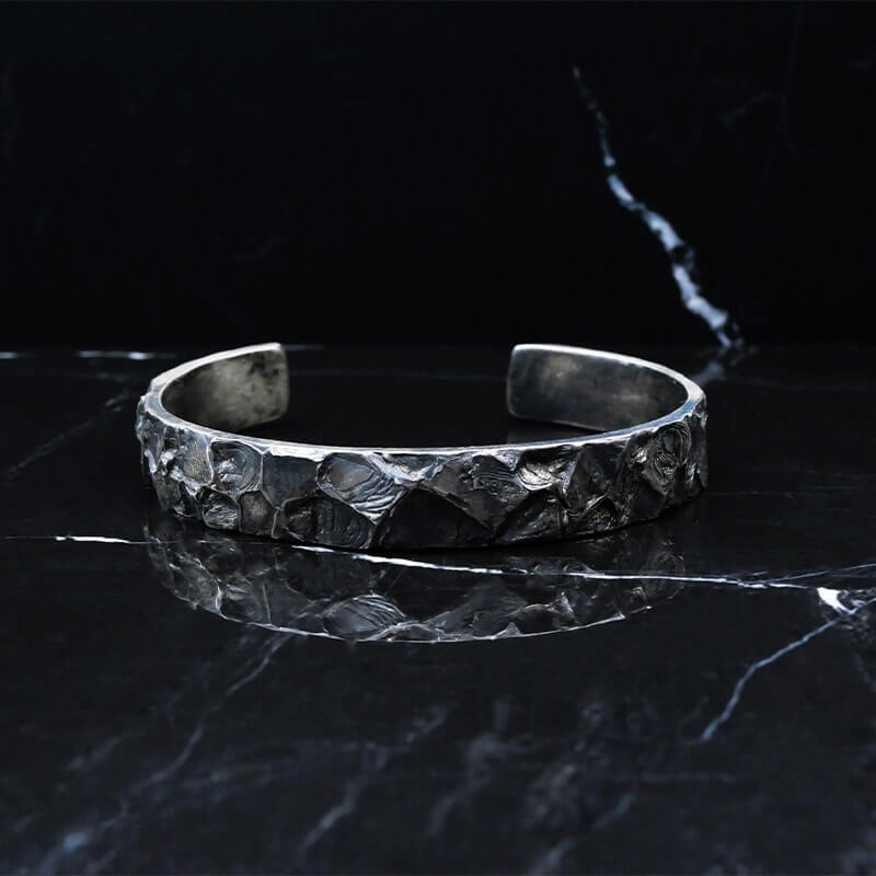 A-76-L silver cuff-bracelet
