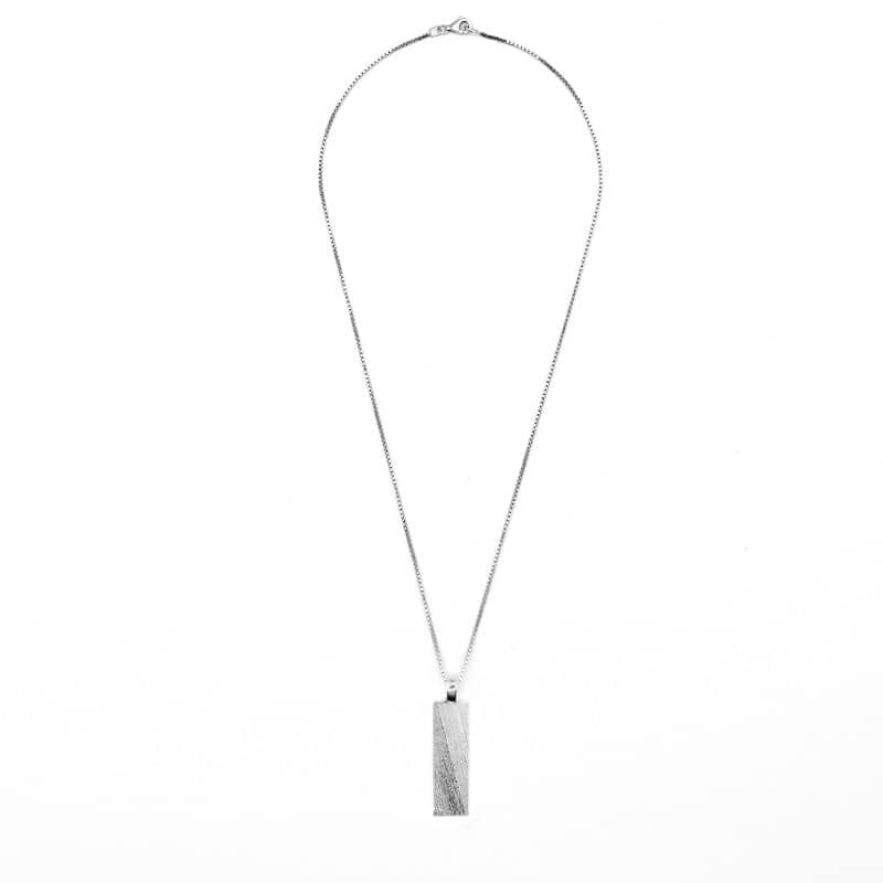 Collier en argent Tungstène S