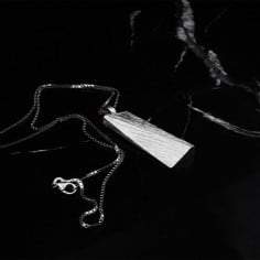 Collier homme Tungstène L 2