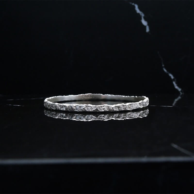 Jonc en argent Hypérion