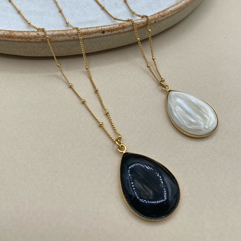 Sautoir en plaqué or - Eglantine