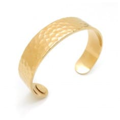 Manchette en plaqué or -...