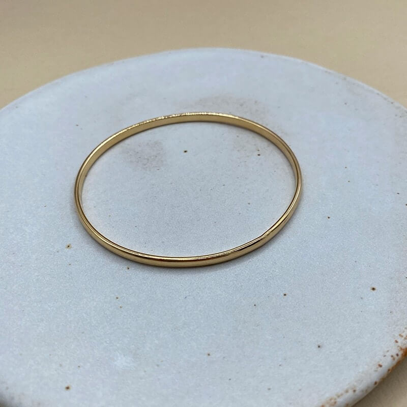 Gold plated Agnes wedding band