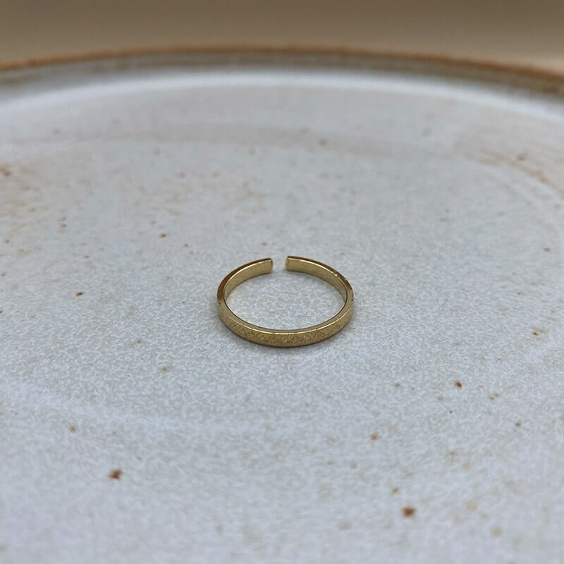 Gold plated ring -Mathilde