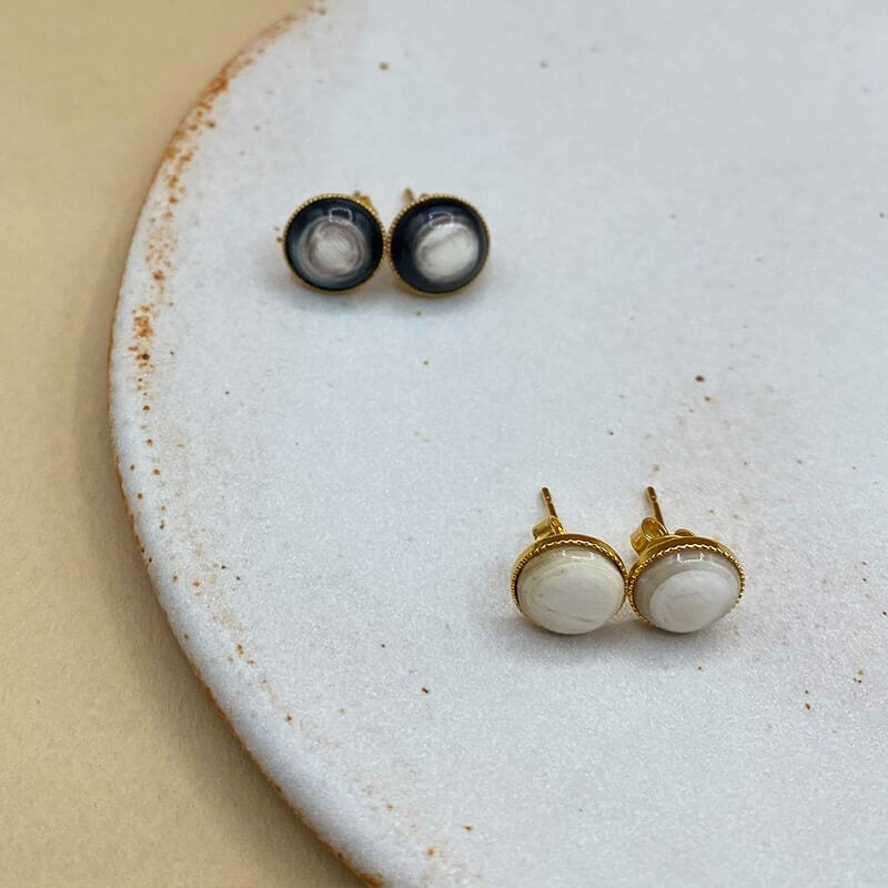 Gold plated earrings - Félicie