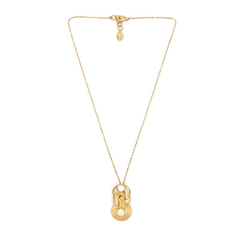 Gold plated necklace Pandia