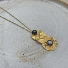 Collier en plaqué or Pandia 2