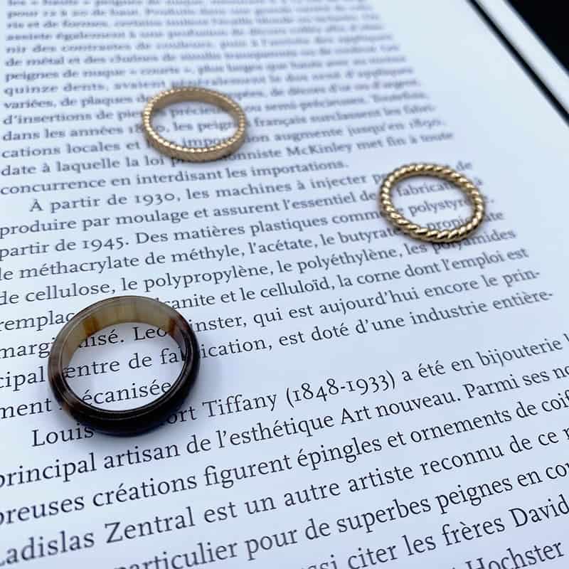 Bague en plaqué or - Myrande