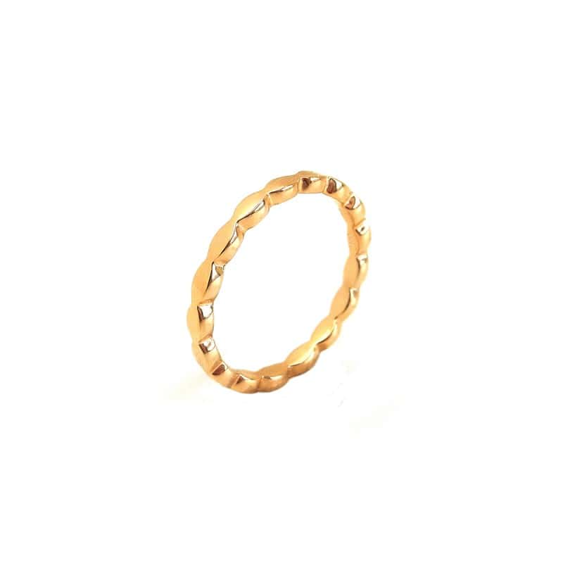 Bague  en plaqué or - Albertine