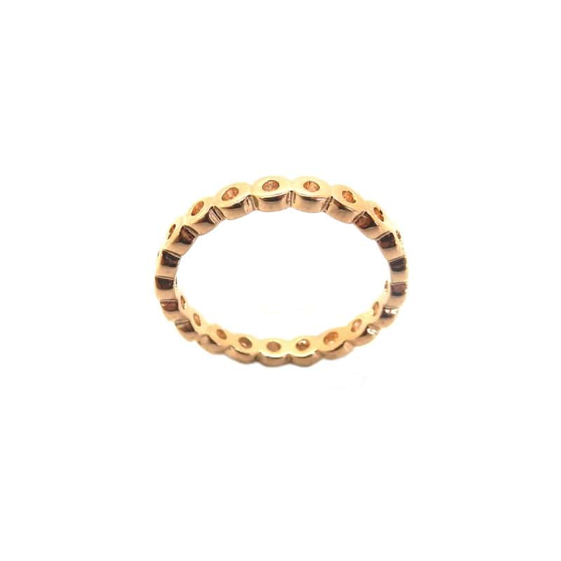 Bague en plaqué or - Suzette