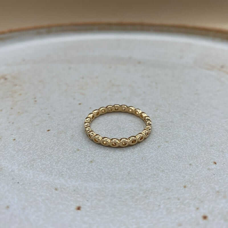 Gold plated Suzette ring