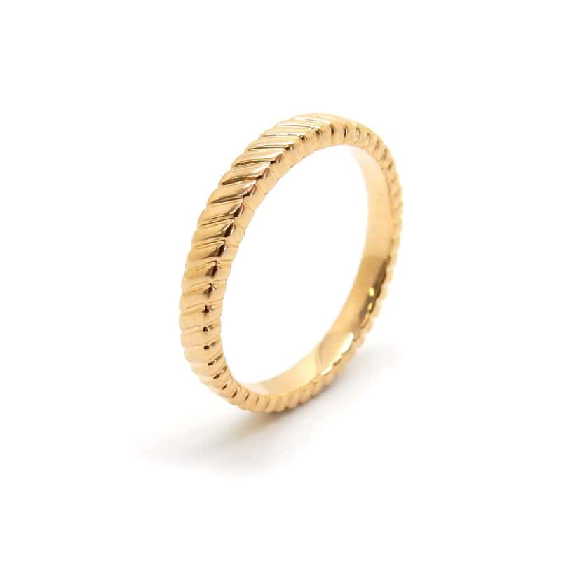 Gold plated Daphne ring