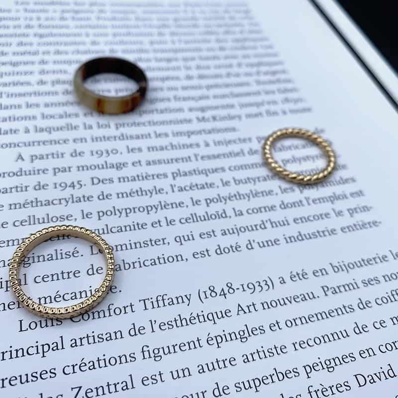 Bague en plaqué or - Daphnée