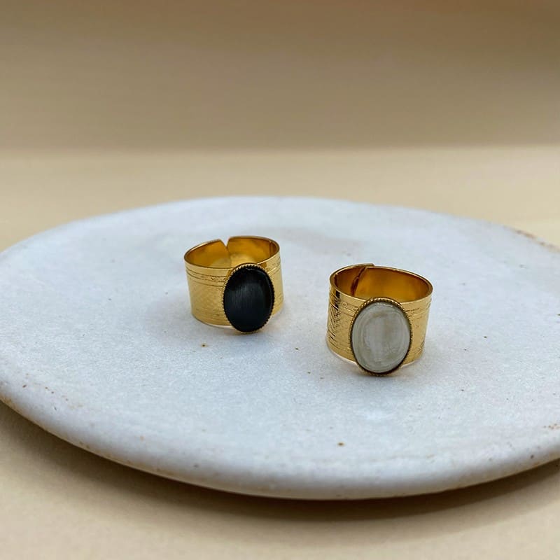 Gold plated ring - Ninon