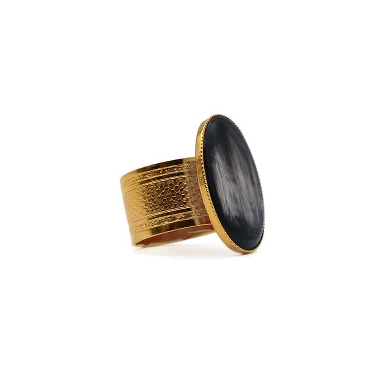 Bague en plaqué or réglable - Sensa S