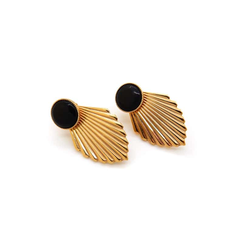 Gold plated earrings - Eros